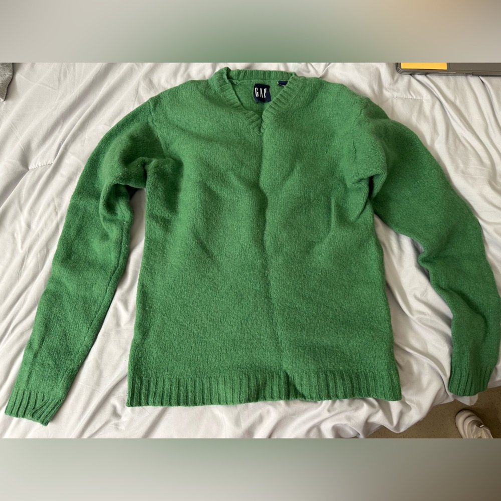 Green GAP sweater